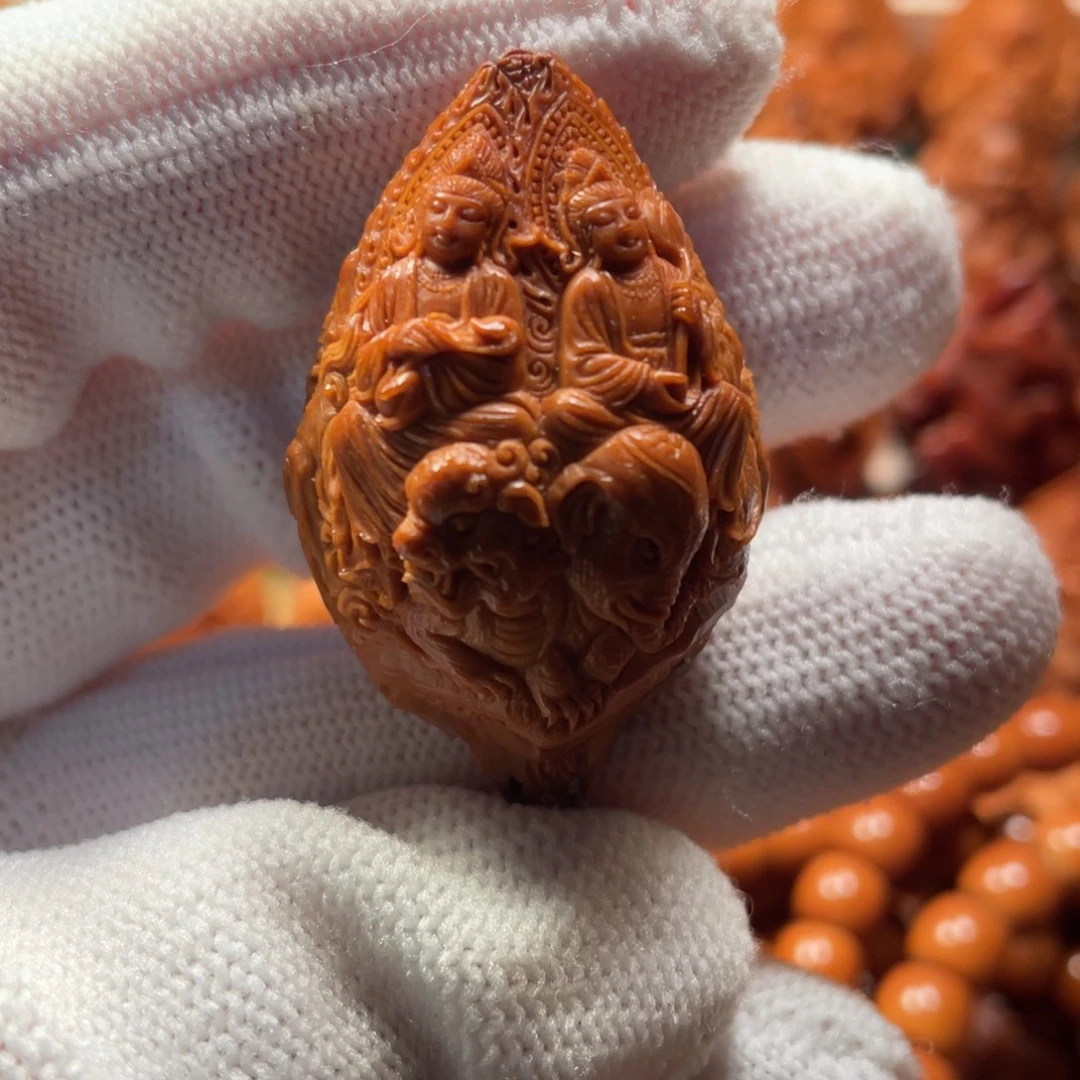 橄榄核手串/手链文殊普贤