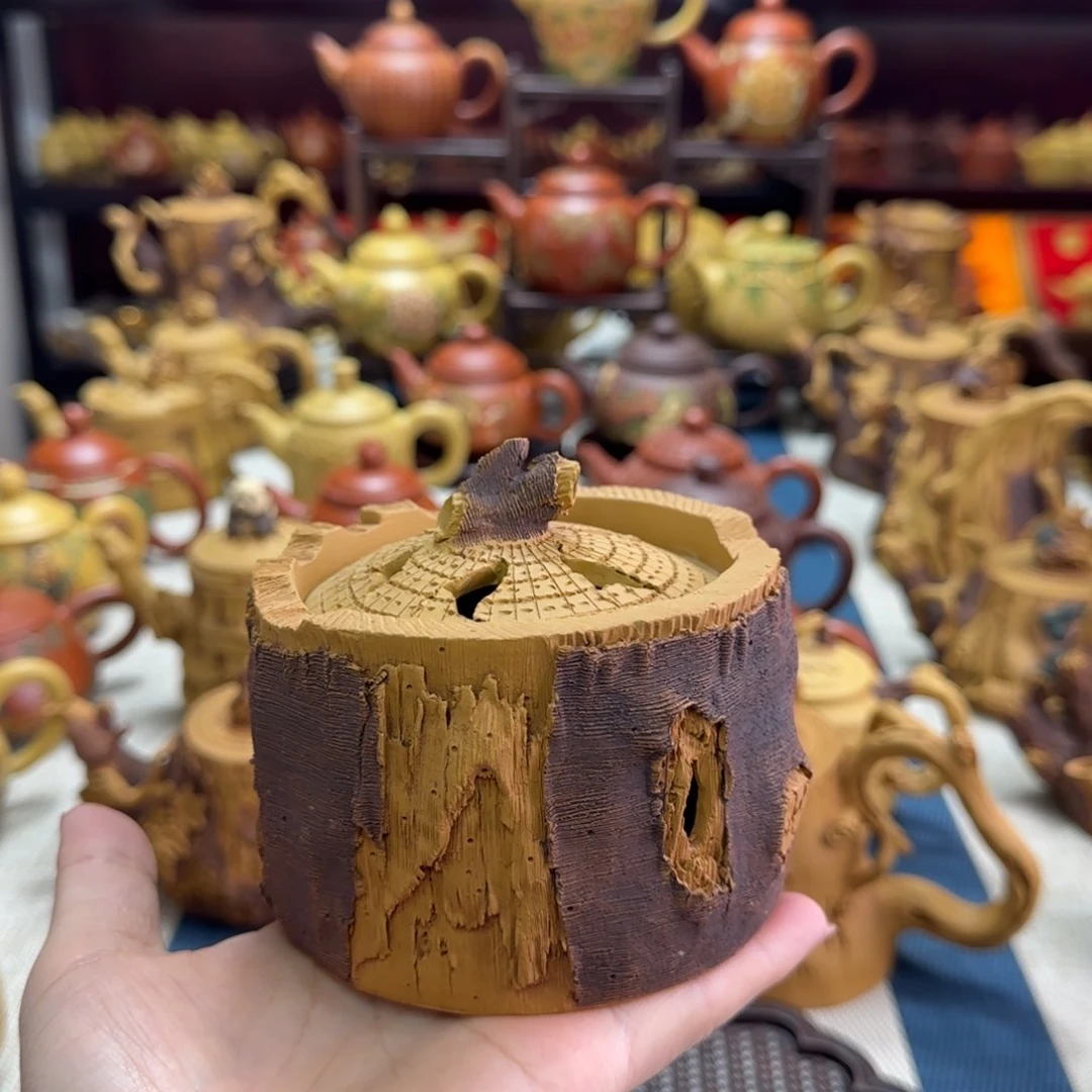 茶壶段泥枯木香炉