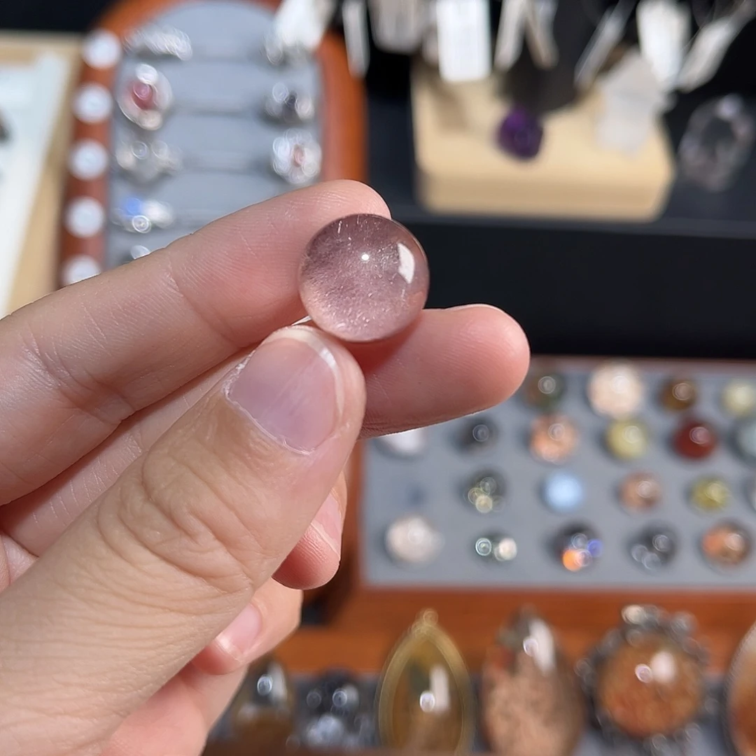 翩***蝶水晶手链银S925镶嵌定制款不退换