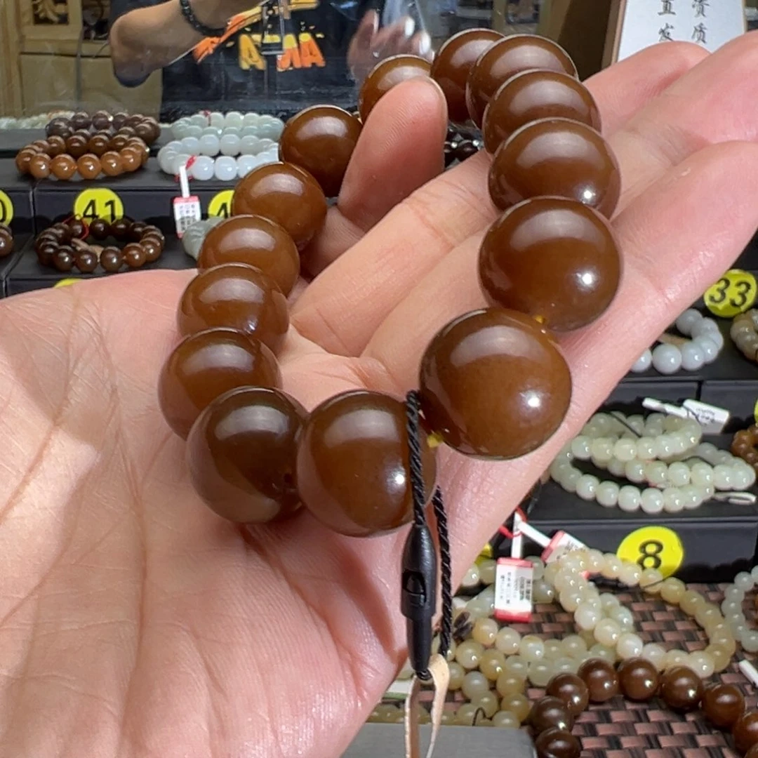 手串未镶嵌和田玉吉*卡16金山