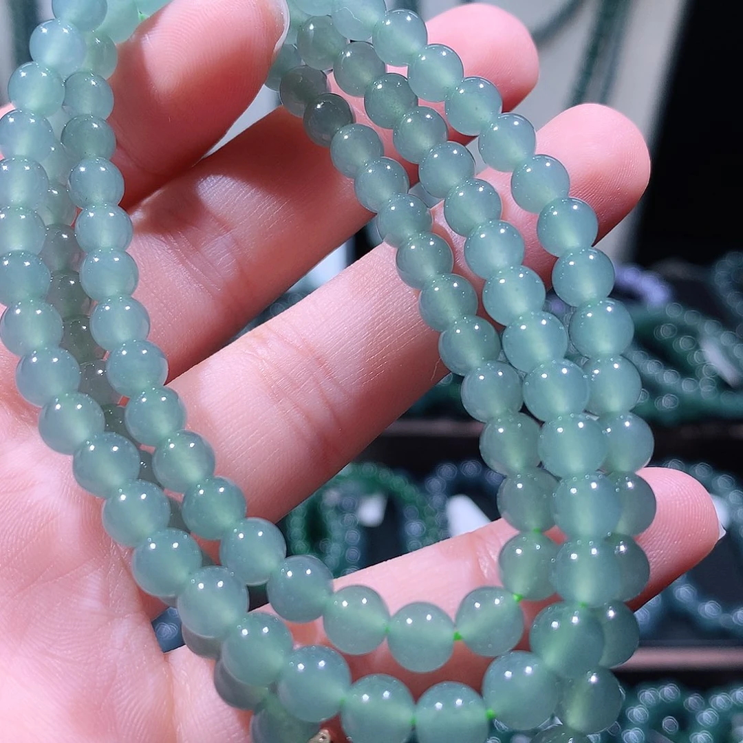 未镶嵌手链翡翠天然a货翡翠项链6