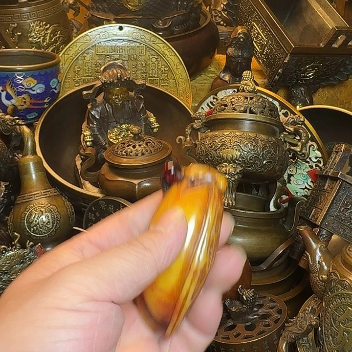 铜器摆件收收藏藏