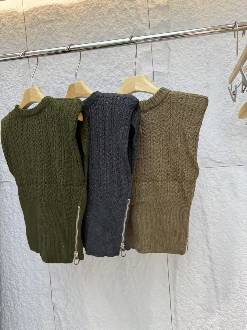 831#毛衣无袖马甲