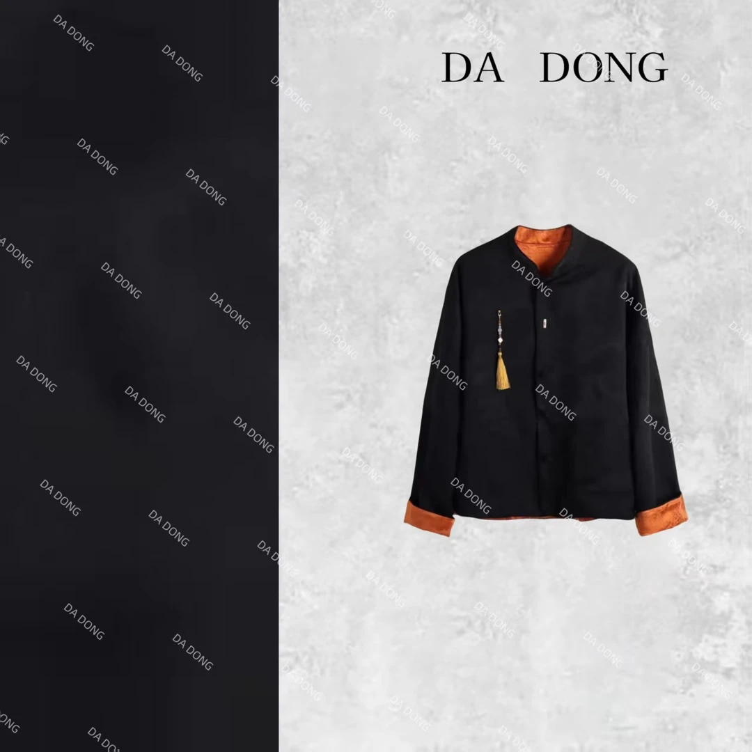 诗情画意--新中式国风时尚百搭休闲春季双面双穿潮流立领长袖外套