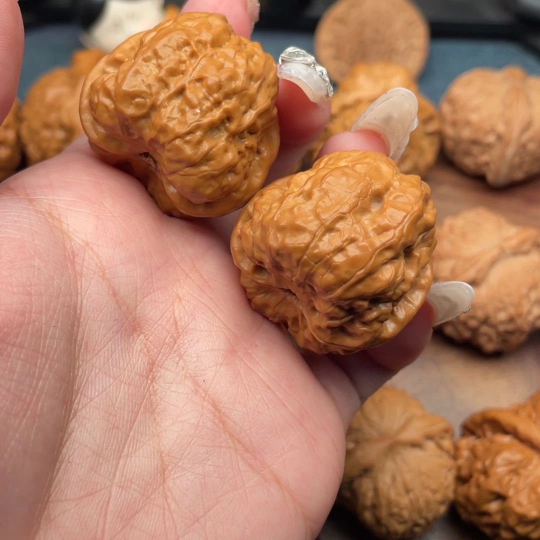 文玩核桃把件延庆蛙蛙34手捻