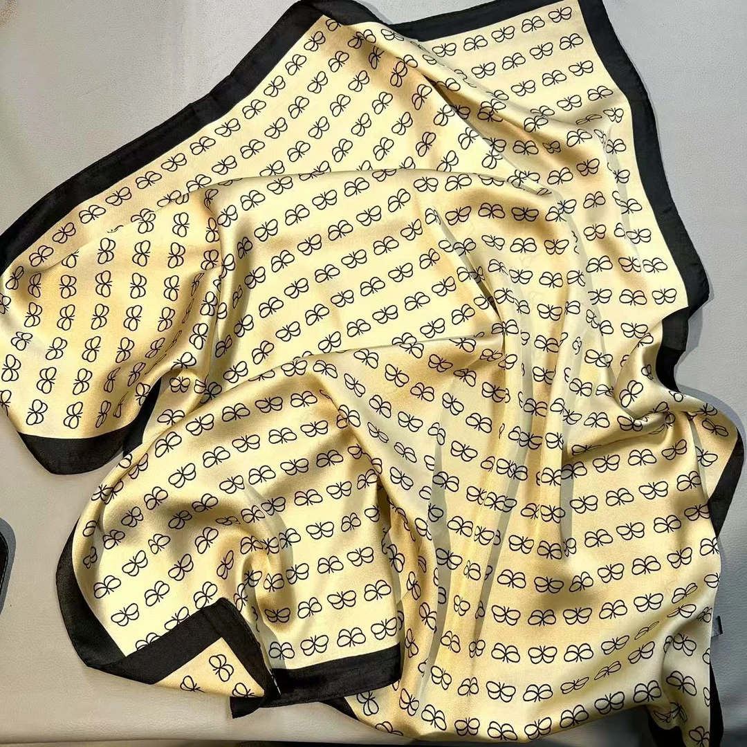 丝巾围巾女士披肩新款素雅百搭防晒优雅气质70×70    7017