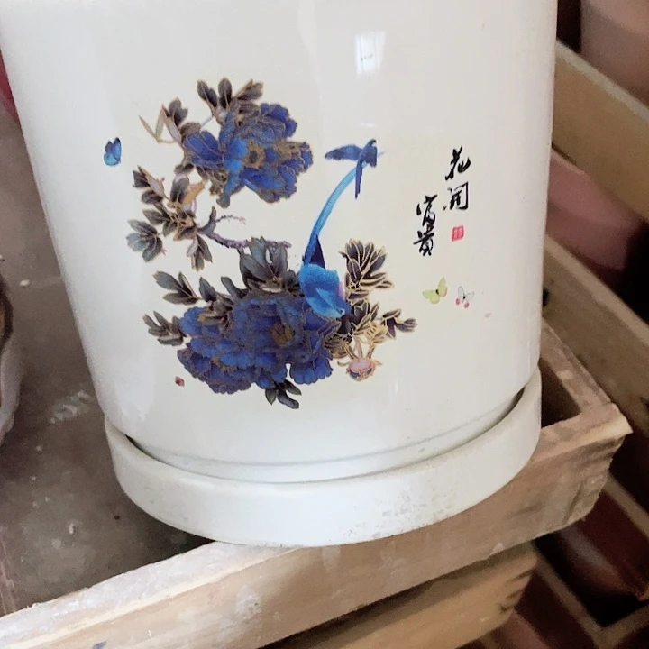 陶瓷花盆全场12包邮