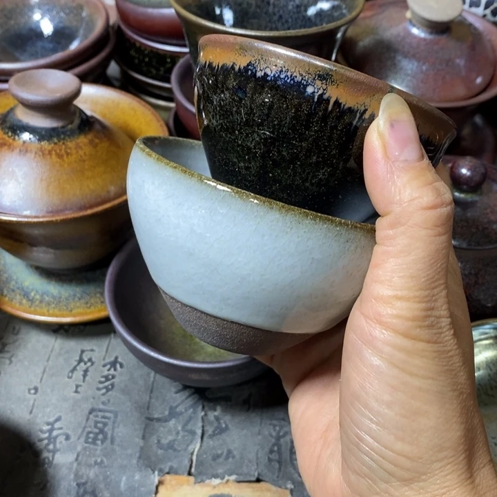 茶盏建阳建盏微瑕茶盏