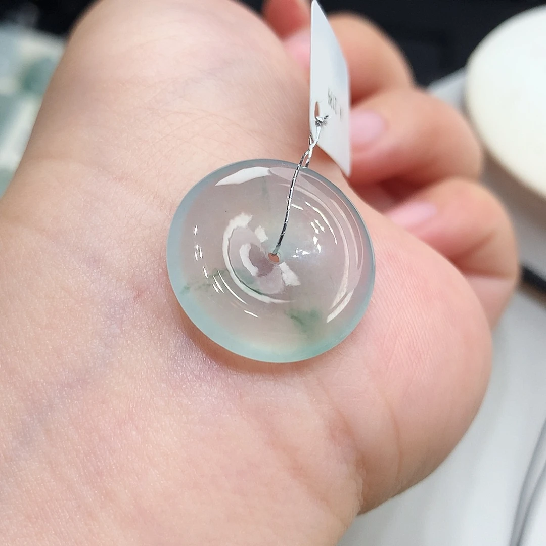 翡翠未镶嵌胸饰翡翠30，20.8/4.3