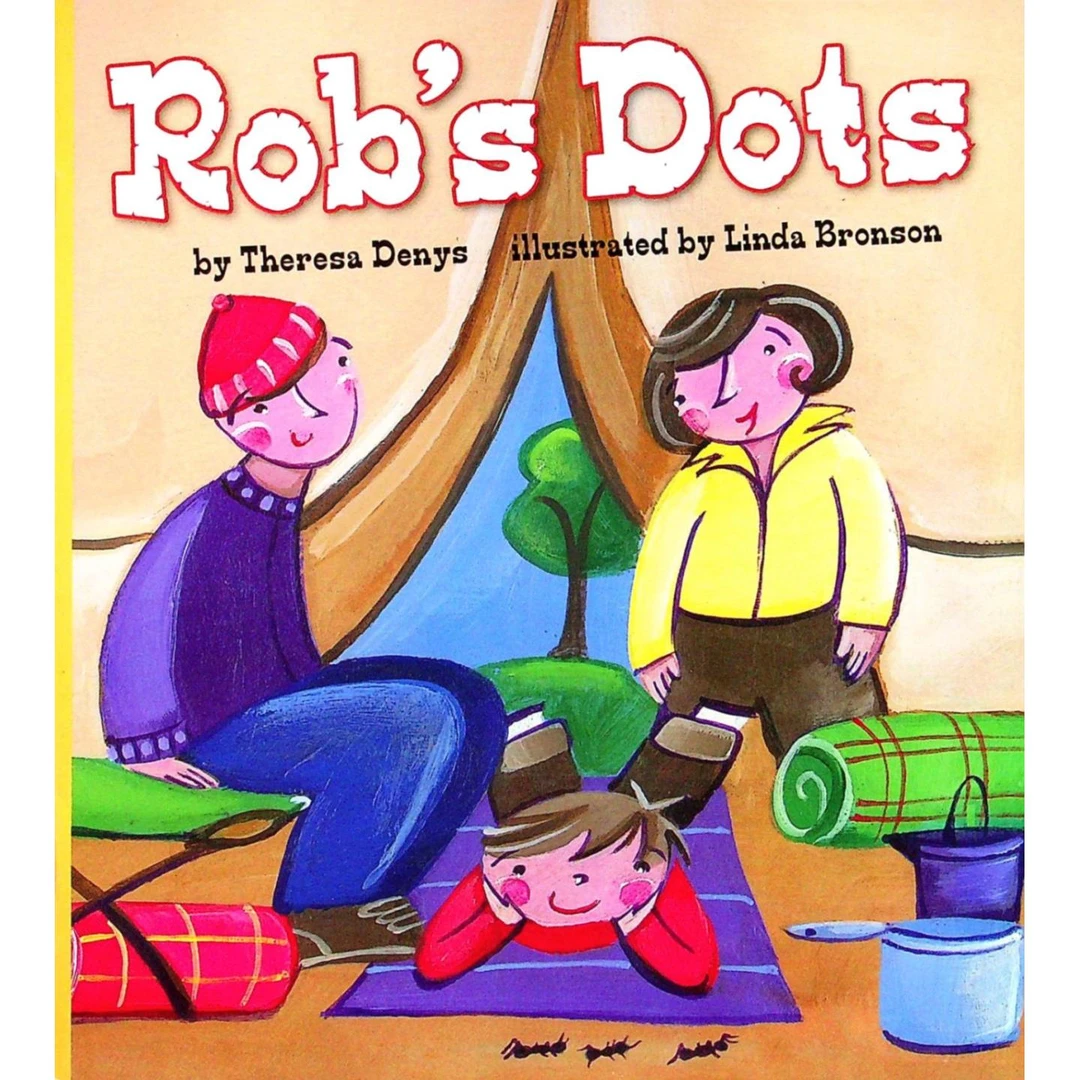英语原版书罗布的点点RobsDots亲子共读早教启蒙自然认知情绪管理