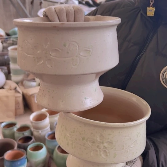 紫砂花盆高17口21—————-