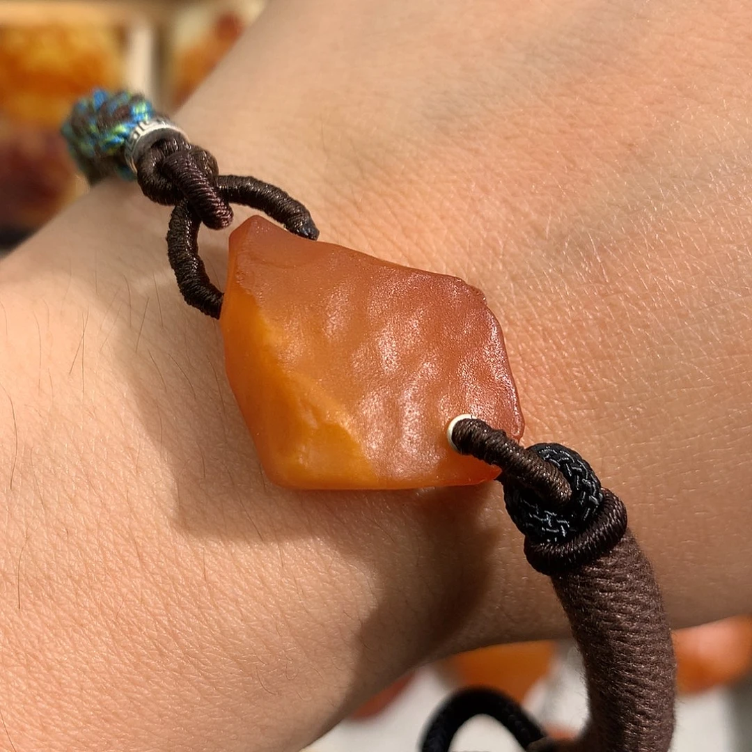 蜜蜡裸石未镶嵌你