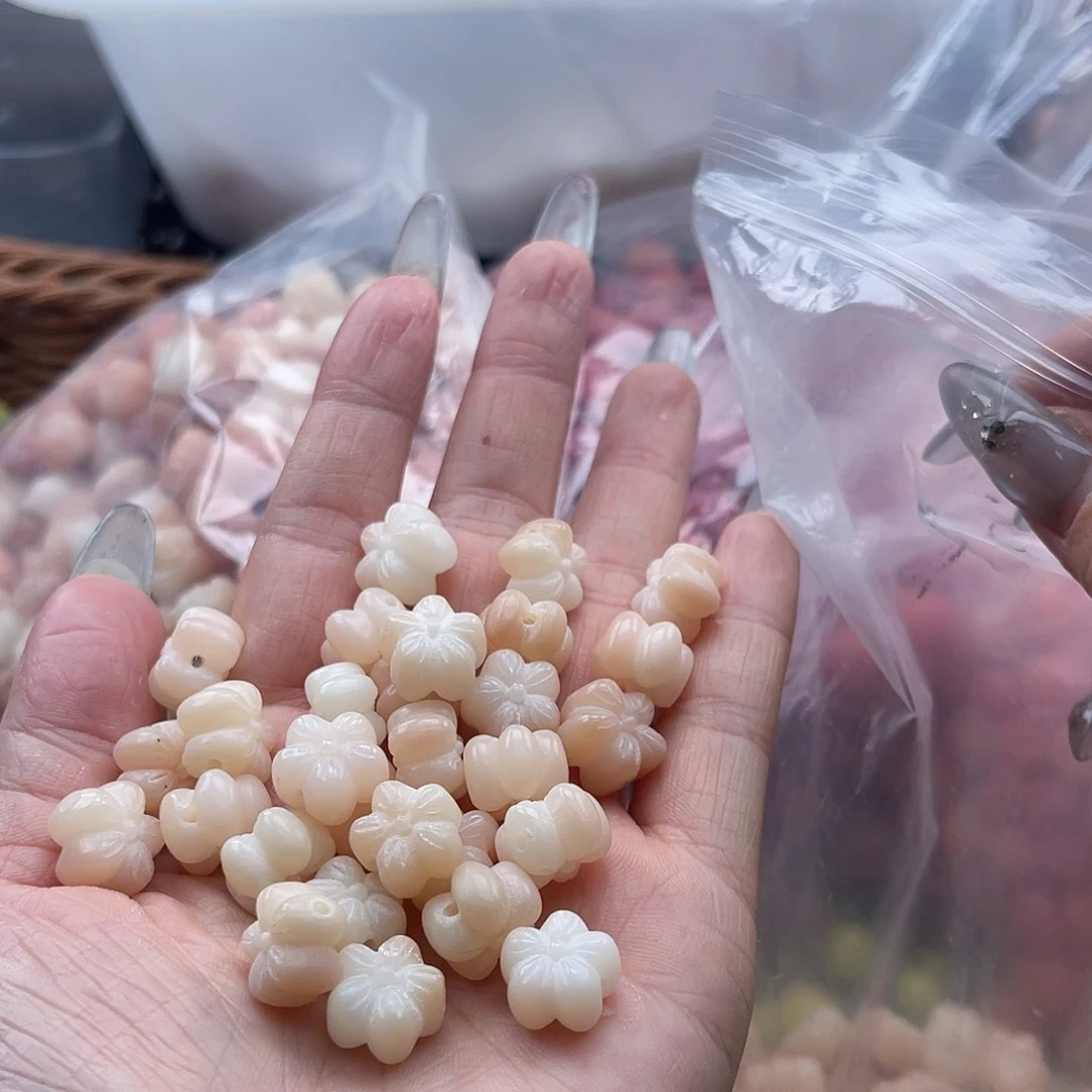 白玉菩提吊坠a12mm/5+5颗