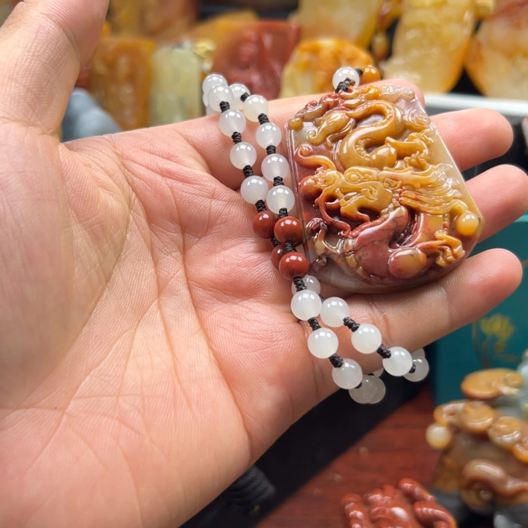 石英质玉（黄龙玉）未镶嵌黄龙玉