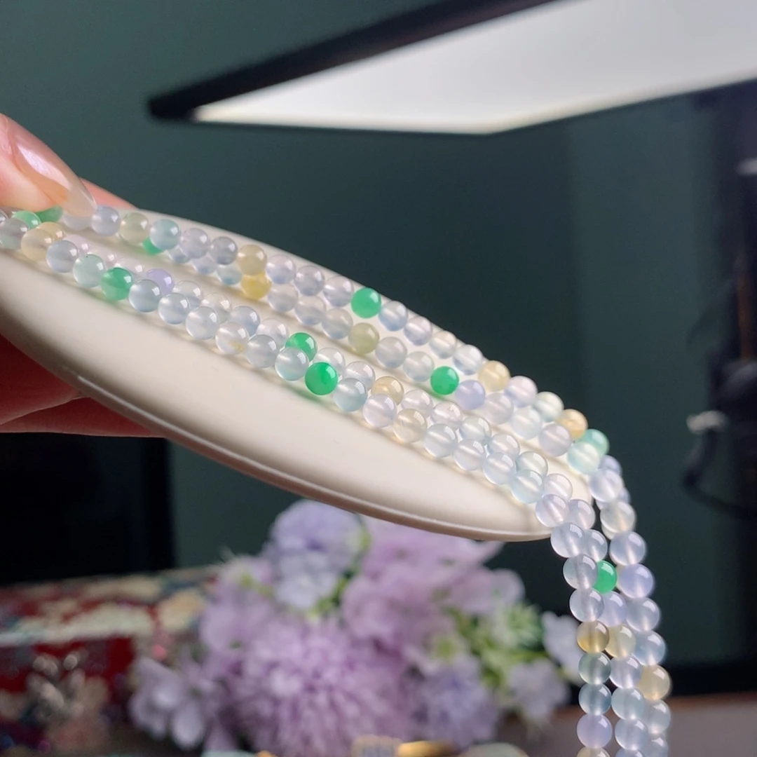 未镶嵌手链翡翠手串