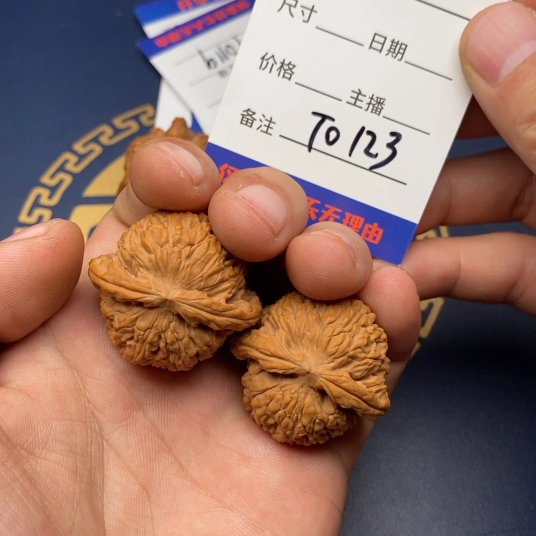 文玩核桃把件白狮子123