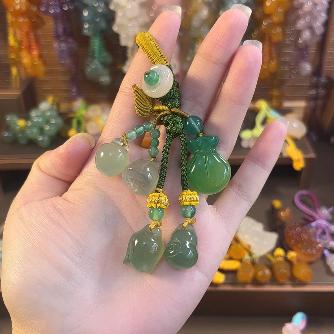 玛瑙/玉髓未镶嵌车挂