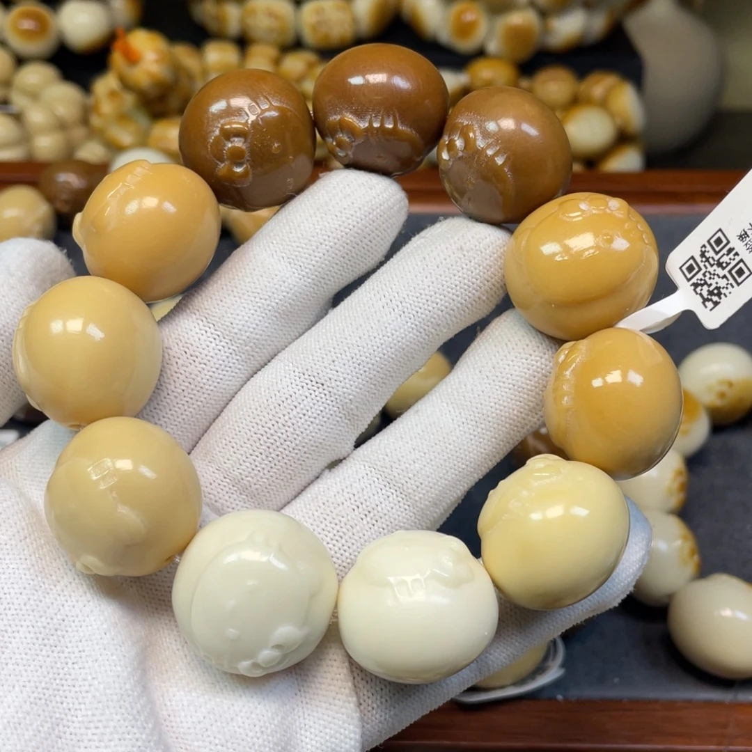 *****手串菩提根/象牙果122渐变馒my 微瑕