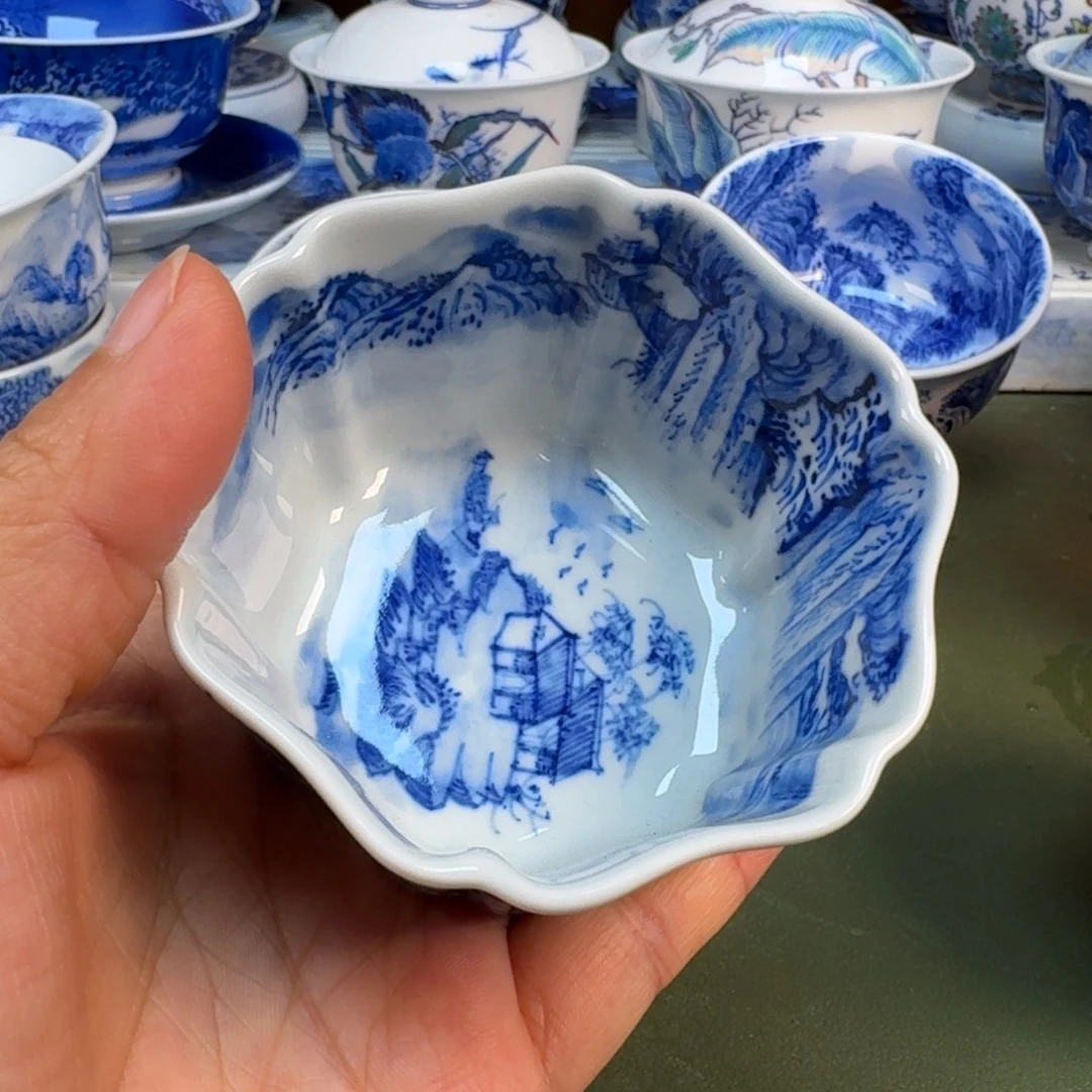 陶景德镇纯手绘茶具圆圆231