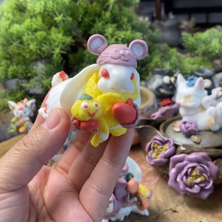 摆件式是采用传统作品