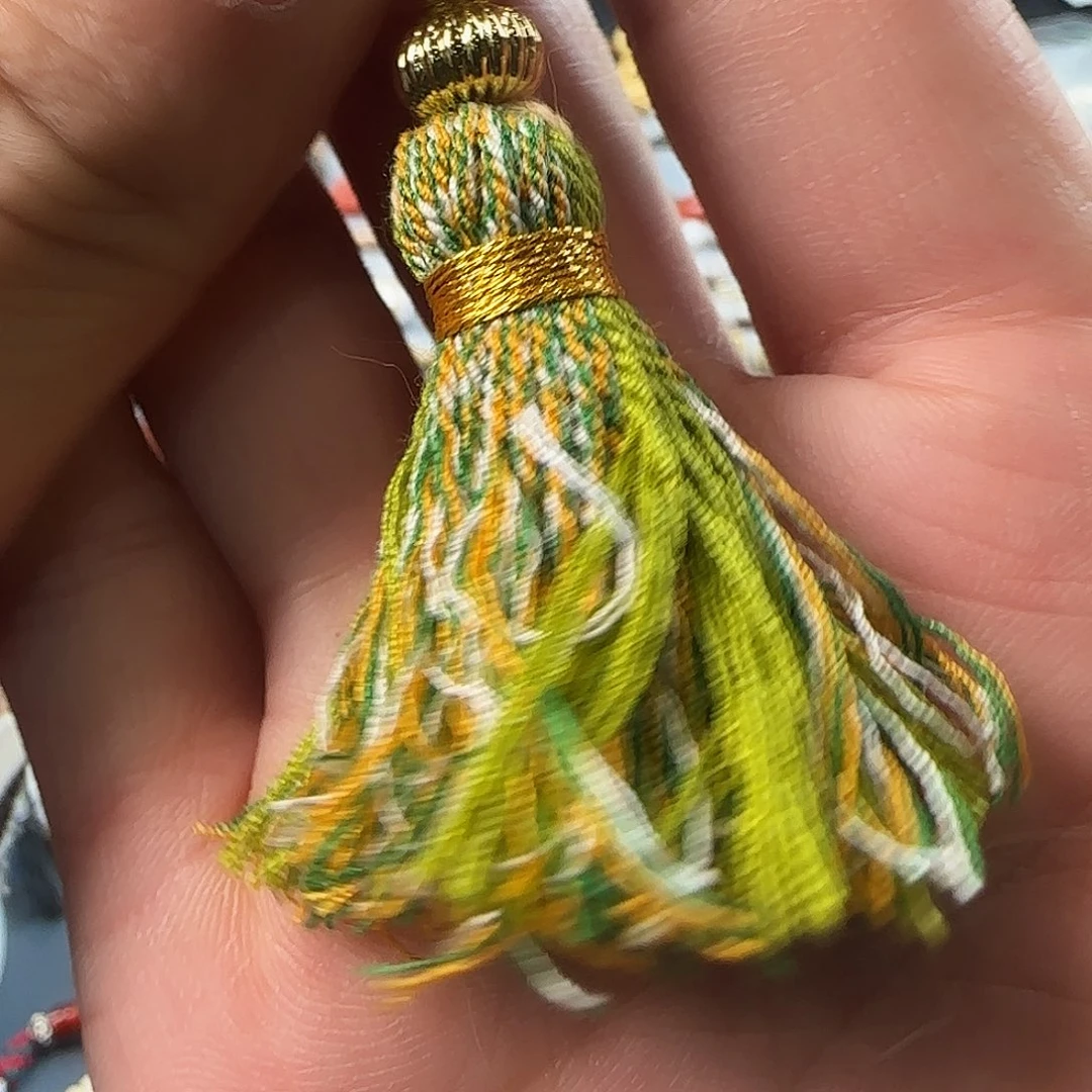 织物纯手编流苏不是机器不是同货