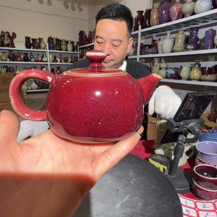 瓷片牛家钧窑牛自恒老师钧瓷微瑕