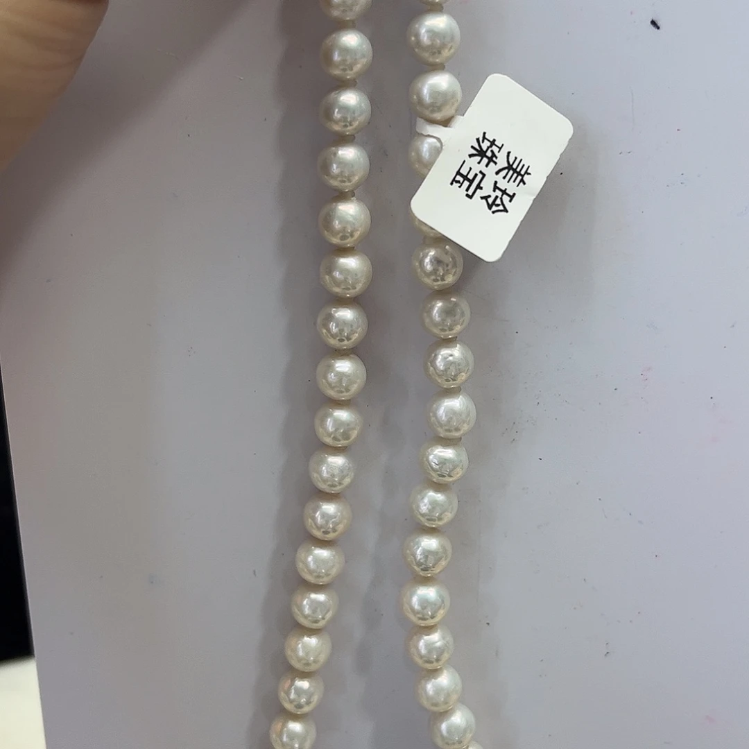 淡水珍珠银S925镶嵌颈饰