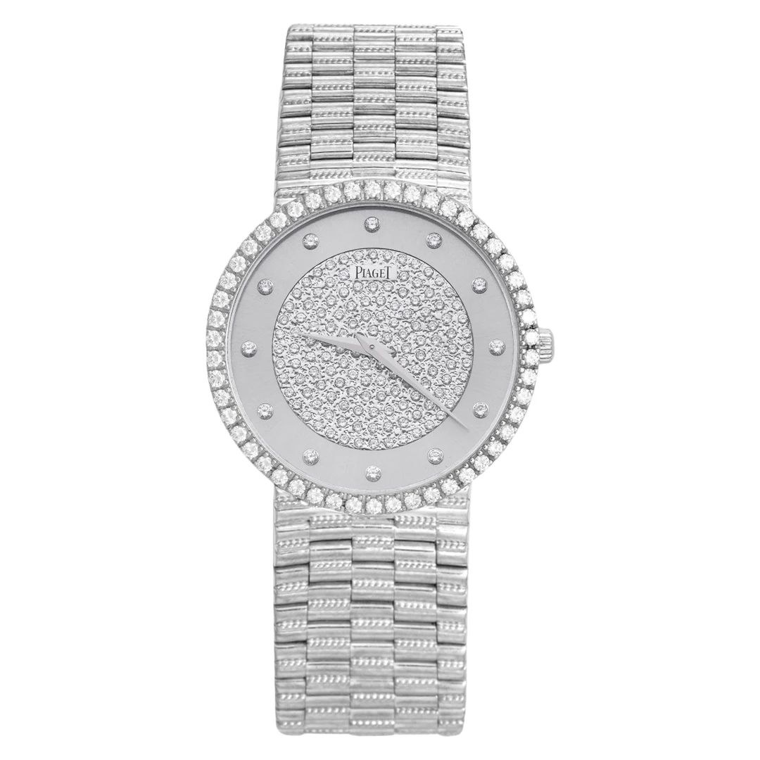 99新 Piaget/伯爵 珠宝腕表系列G0A10790原钻腕表/WHT029909
