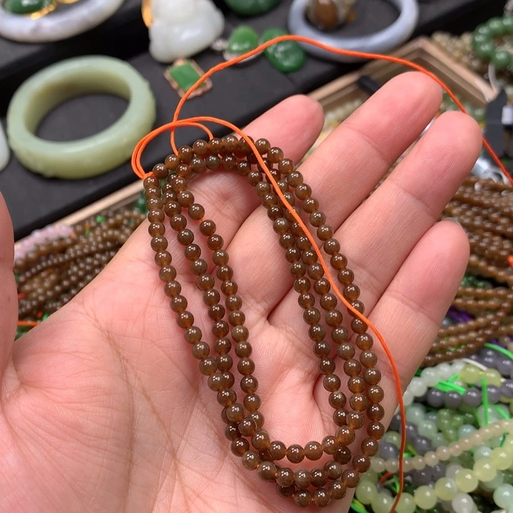 和田玉未镶嵌手链14