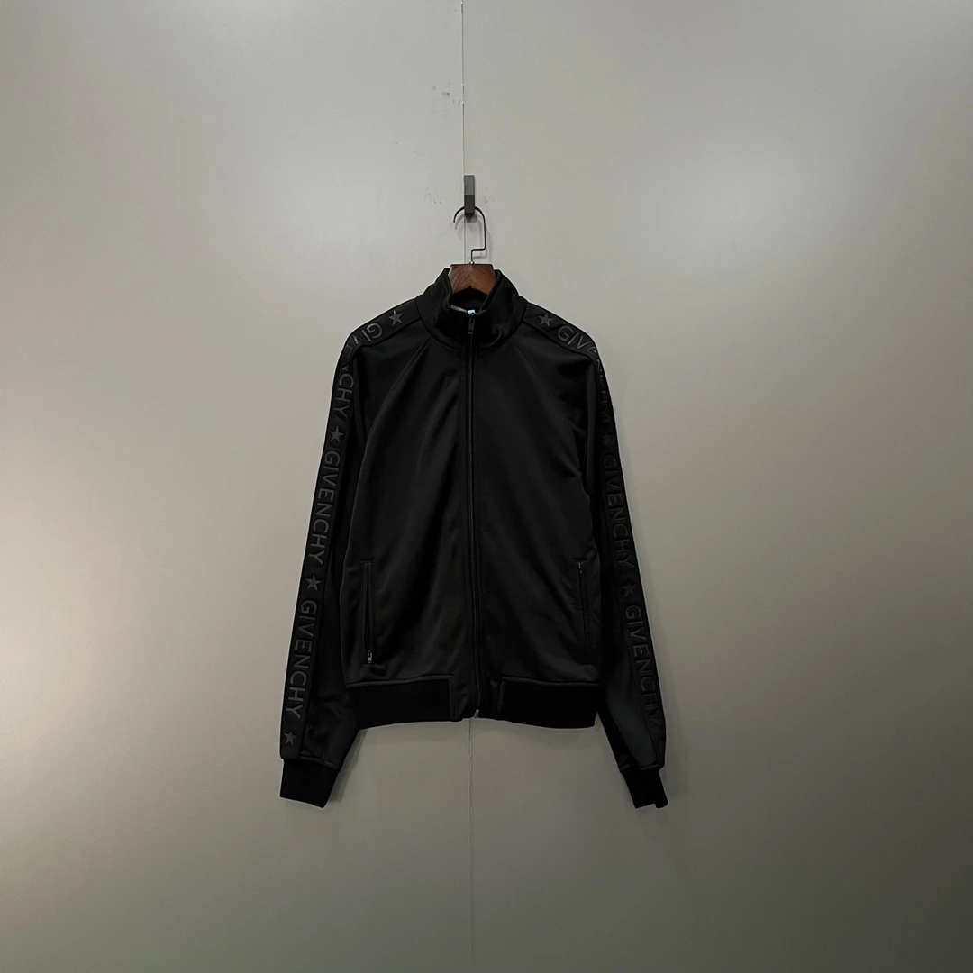 Givenchy 纪梵希 黑色侧标logo拉链外套 38码/98新/fg201838
