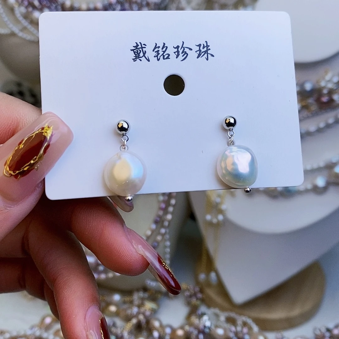 淡水珍珠颈饰银S925镶嵌