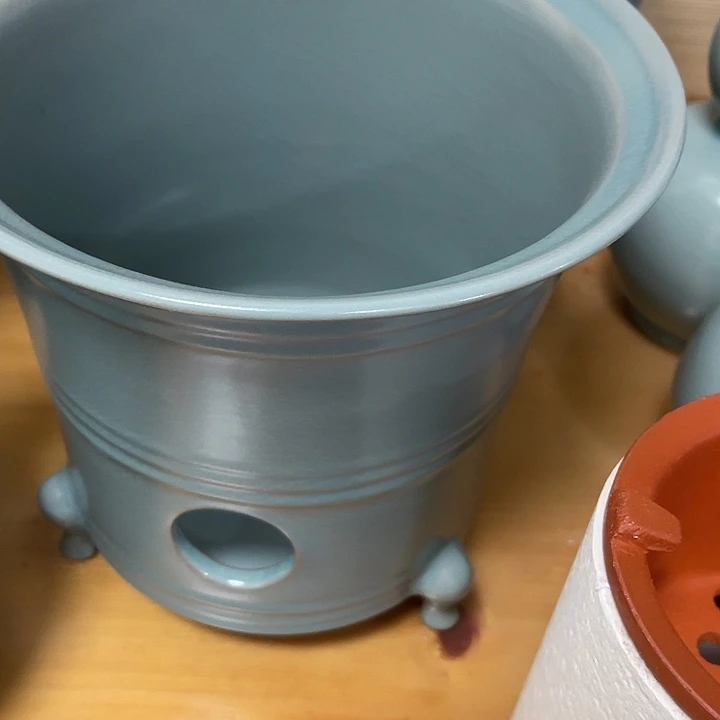 瓷片汝瓷碳炉一一一一