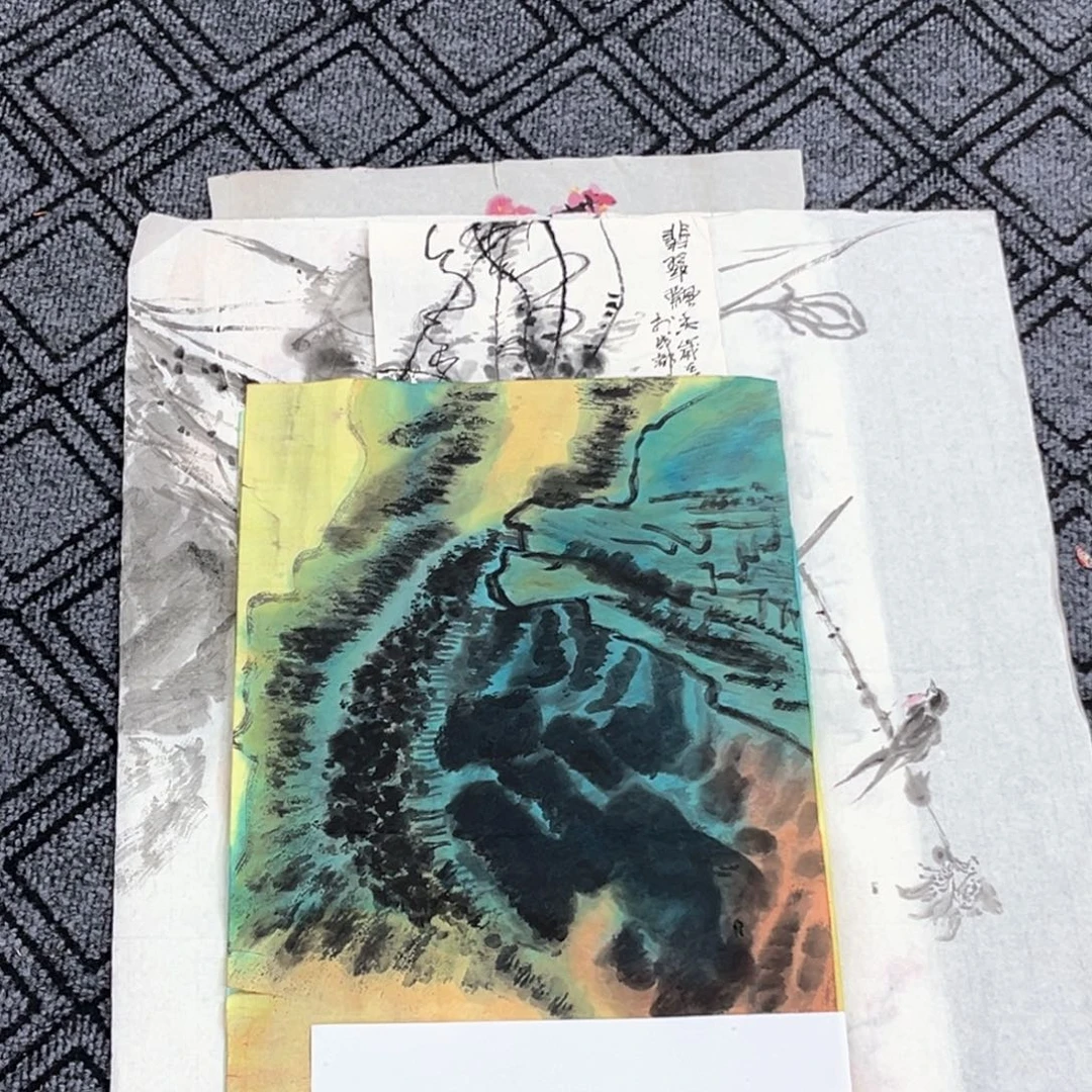 国画李君美小精品山水qiqi