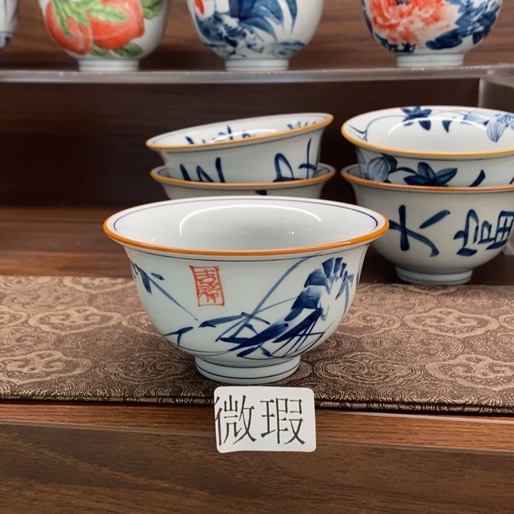 釉下老陶泥手工绘制