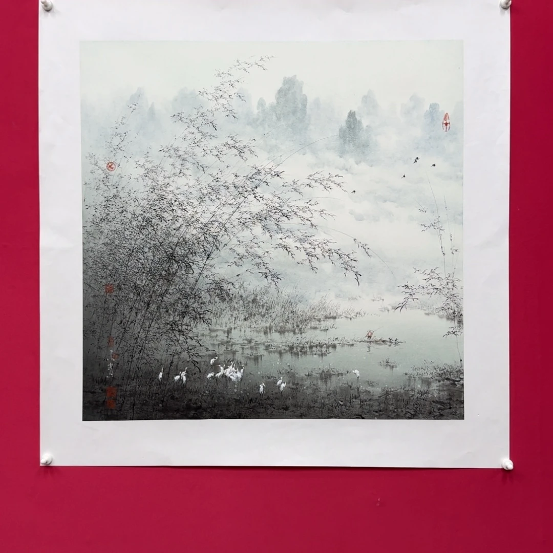 丁***元国画木春作品4平尺