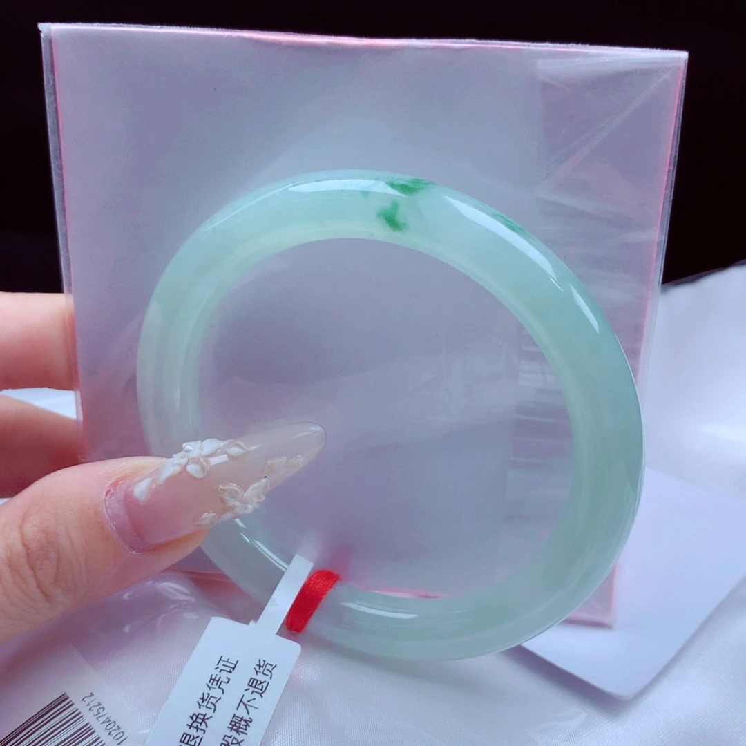 未镶嵌手镯翡翠天然缅甸翡翠A货手镯 05号