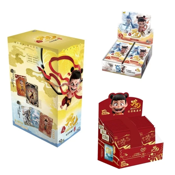 【拆盒】炽影包/灵焰包/哪吒EX版之魔童闹海电影收藏卡哪吒第一弹