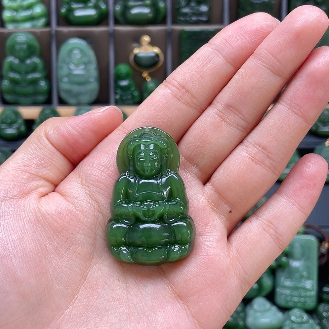 颈饰未镶嵌和田玉鹿****.