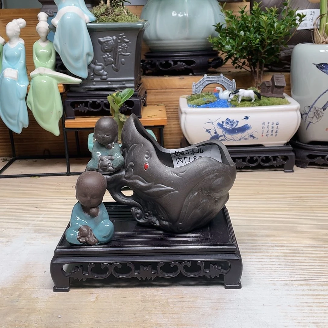 紫砂花盆陶瓷艺术陶瓷艺术