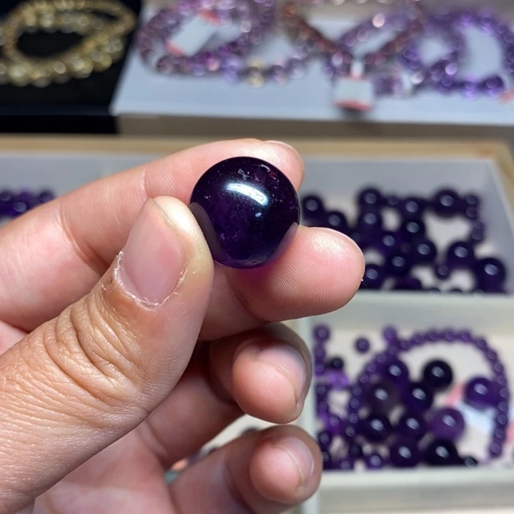 银S925镶嵌烟晶手链