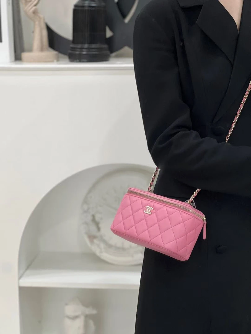 99新 Chanel/香奈儿 trendy cc woc长盒子粉色包/无公价/甄选