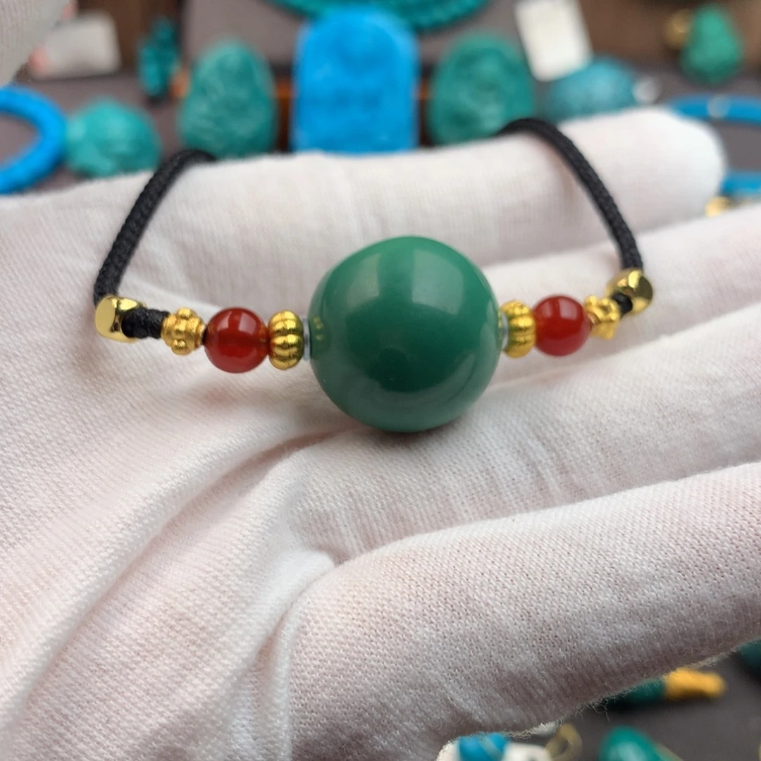 绿松石未镶嵌发饰19mm