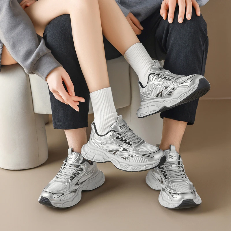 【ZHR则则】男女同款厚底老爹春季新款时尚情侣鞋子女ins潮牌百搭