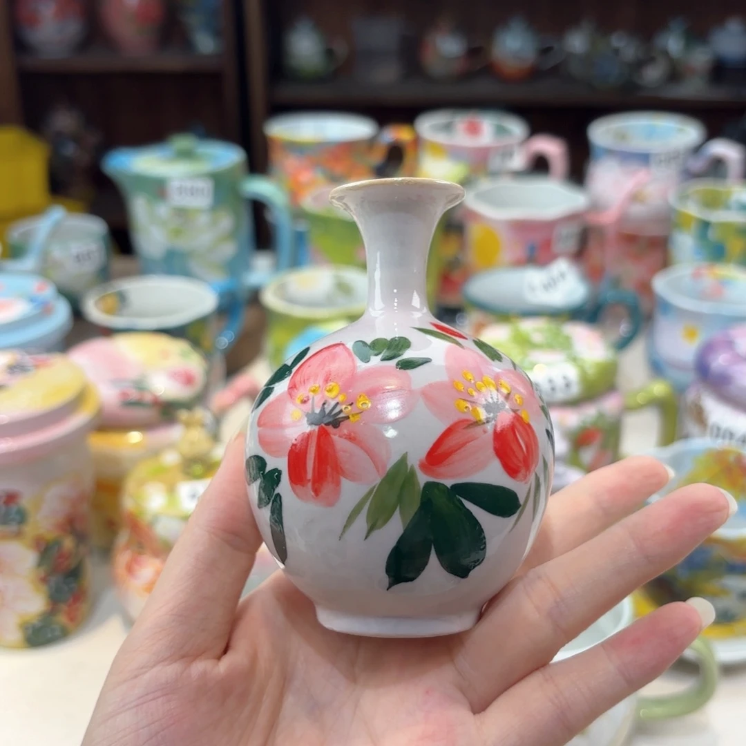 景德镇手绘高温釉下彩陶瓷茶具