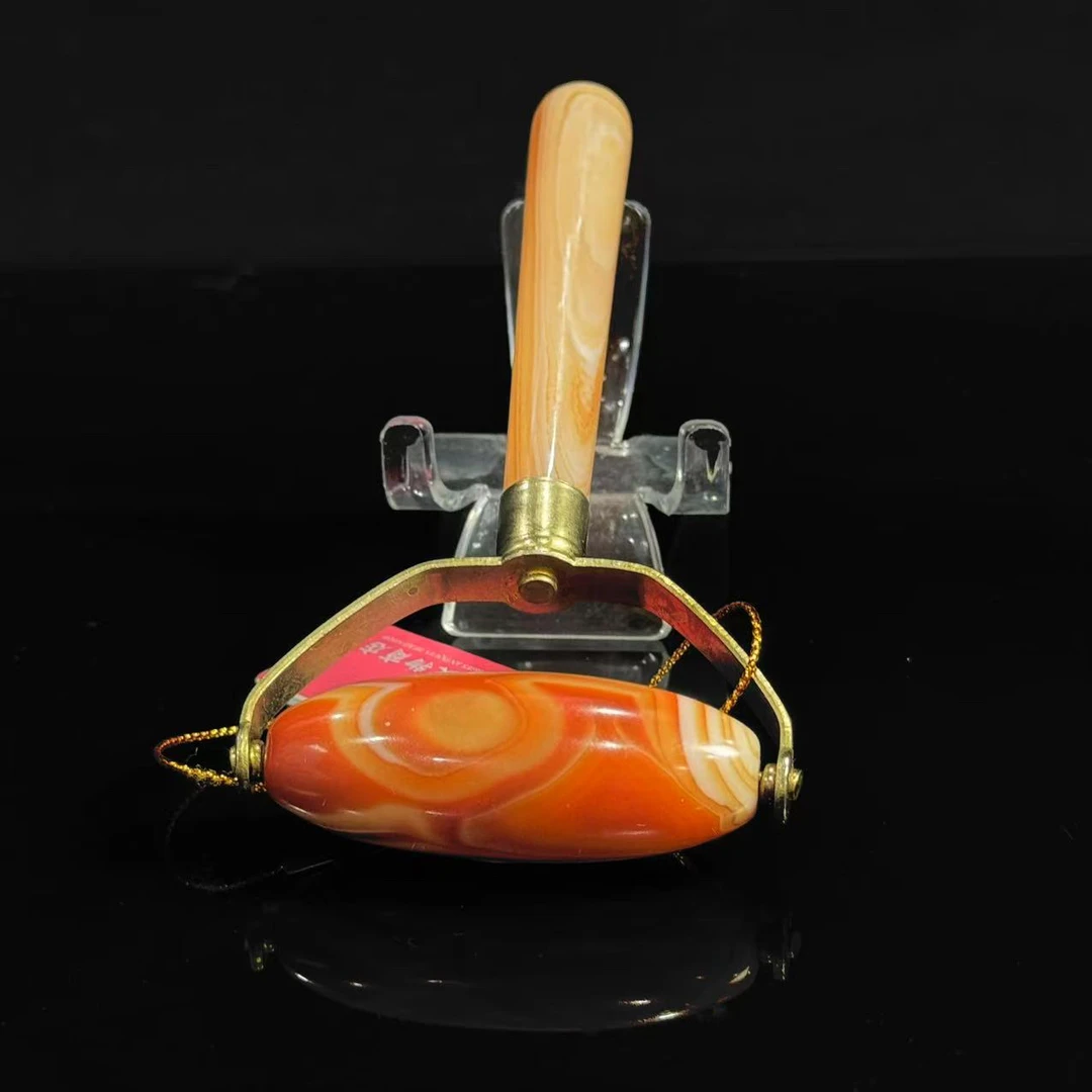 712274  缠丝玛瑙按摩器