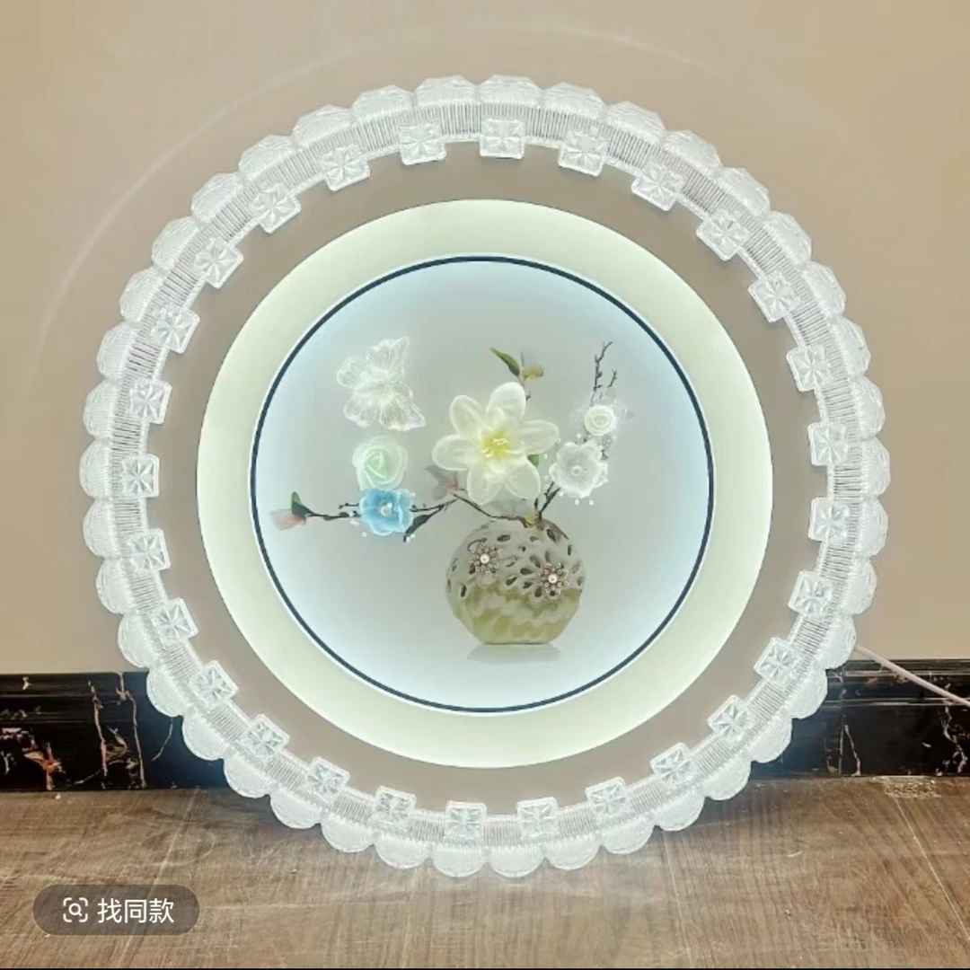 水晶灯新款卧室灯led吸顶灯简约高亮餐厅灯房间灯主卧室吸顶灯