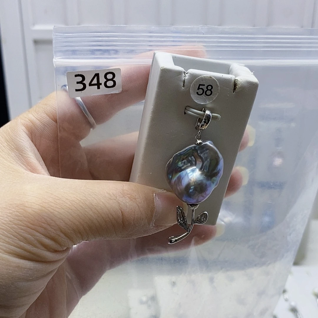 颈饰合金淡水珍珠