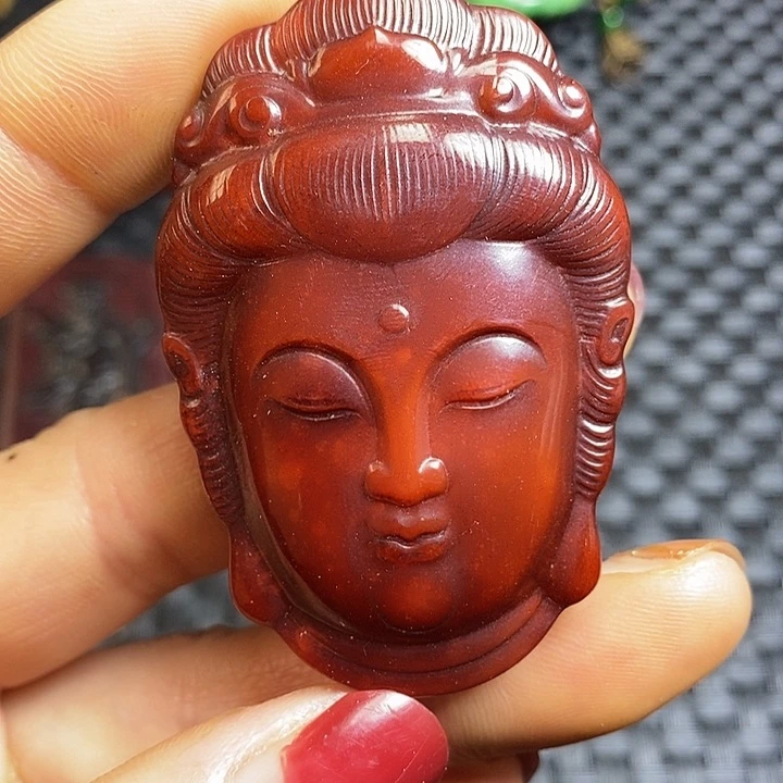 紫金钵盂菩提吊坠