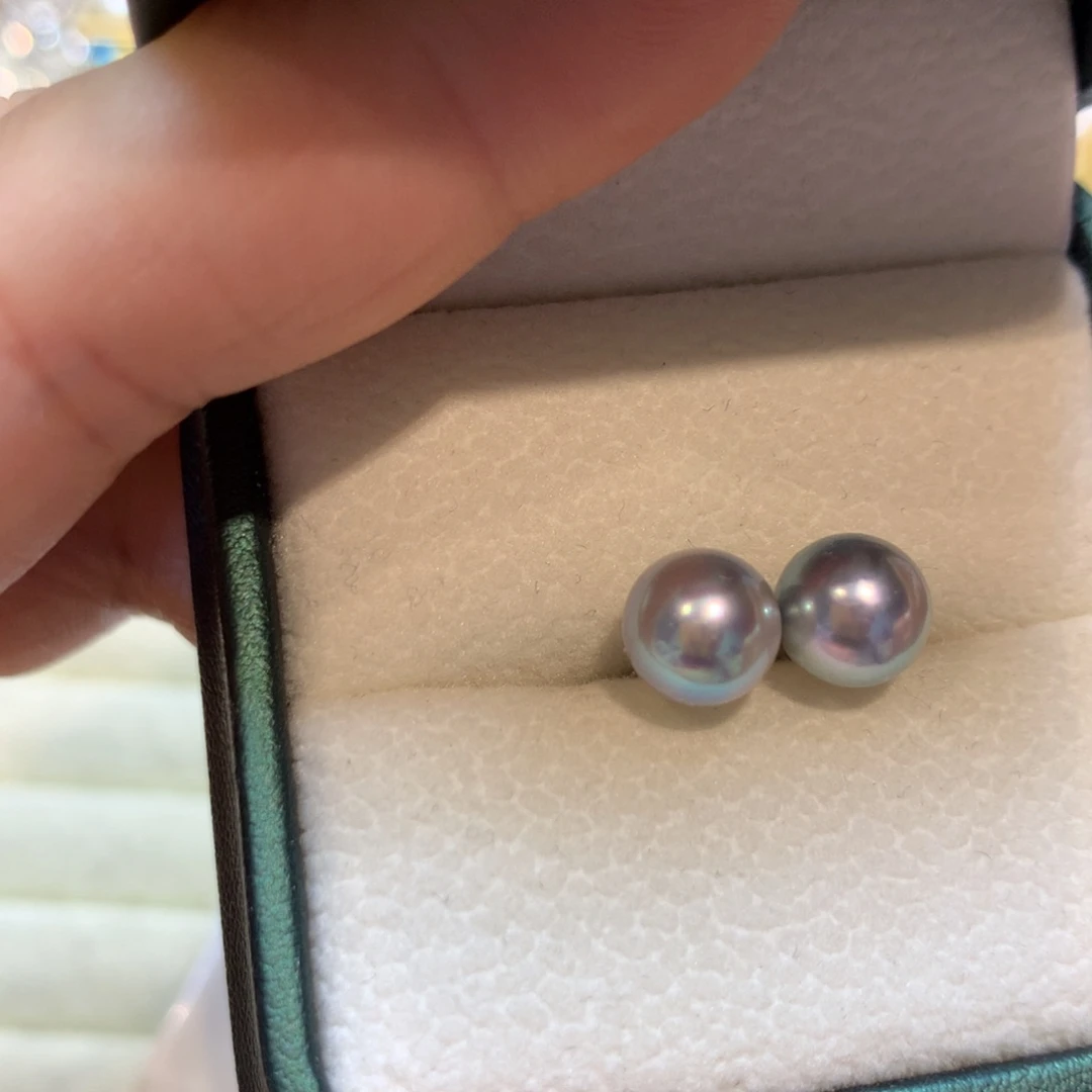 未镶嵌海水珍珠耳饰