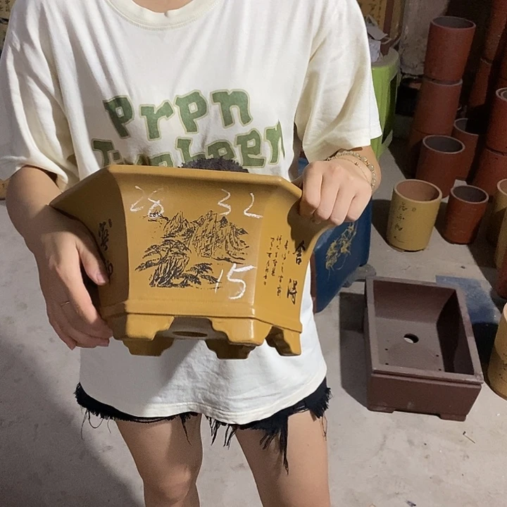紫砂花盆紫砂花盆